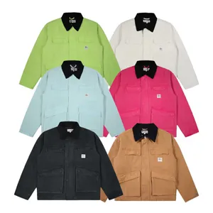 Stussy Washed Canvas Shop Jacket ステューシー ウォッシュド キャンバス ショップ ジャケット 6色（Stussy 1）