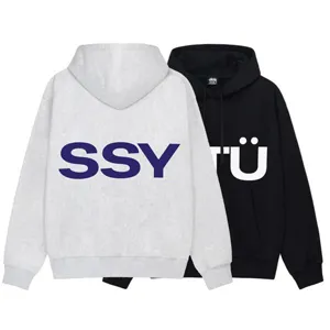 Stussy 24SS All Caps Hoodie ステューシー オールキャップス パーカー ブラック（Stussy 25）