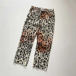 Stussy Quality Work Gear Leopard Denim Pants ステューシー レオパード デニムパンツ（Stussy 77）