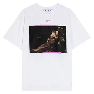 Off-White Arrow Caravaggio St Fran Tee White オフホワイト カラヴァッジオ Tシャツ ホワイト（Off-White 54）