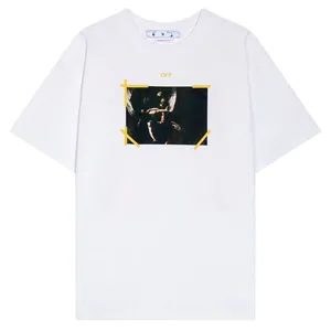 Off-White Arrow Caravaggio Mercy Skat Tee White オフホワイト カラヴァッジオ Tシャツ ホワイト（Off-White 52）