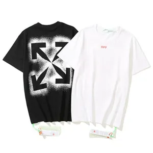 Off-White 20aw Sprayed Arrows Tee オフホワイト 20aw スピード アローズ Tシャツ ブラックとホワイト 2色（Off-White 86）