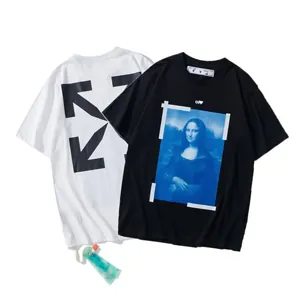 Off-White 21ss Mona Lisa’S Short Sleeve Tee オフホワイト 21ss モナリザ ショートスリーブ Tシャツ ブラックとホワイト 2色（Off-White 85）