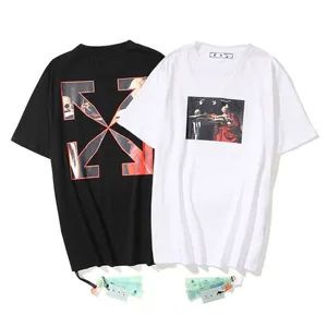 Off-White 21ss Mona Caravaggio Religious Tee オフホワイト 21ss カラヴァッジョ宗教 Tシャツ ブラックとホワイト 2色（Off-White 84）