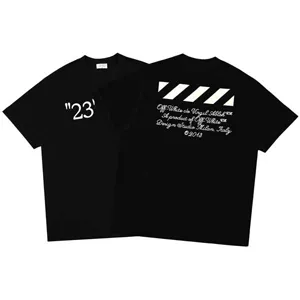 Off-White Virgil Abloh Letering Tee オフホワイト ヴァージルアブロー レタリング Tシャツ ブラック（Off-White 30）