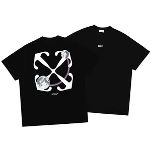 Off-White Virgil Abloh Double Moon Arrow Tee オフホワイト ヴァージルアブロー ダブルムーン アロー Tシャツ ブラック OMAA120F23JER0101001（Off-White 27）