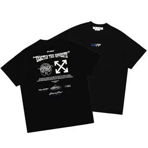 Off-White Virgil Abloh Slogan Tee オフホワイト ヴァージルアブロー スローガン Tシャツ ブラック（Off-White 25）