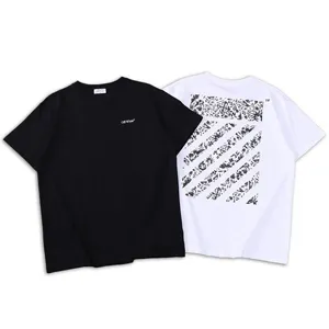 Off-White Logo Print Tee オフホワイト ロゴ プリント Tシャツ ブラックとホワイト 2色（Off-White 42）