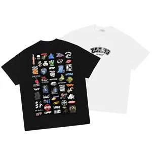 Off-White Virgil Abloh Logic Cotton Tee オフホワイト ヴァージルアブロー ロジック コットン Tシャツ ブラックとホワイト 2色（Off-White 24）