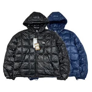 Stussy Midweight Jacket Parker ステューシー ミッドウェイト ジャケット パーカー ブラックとダークブルー 2色（Stussy 11）