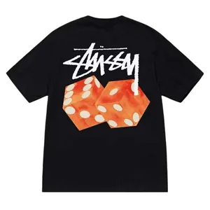 Stussy 23SS Diced Out Tee ステューシー ダイス アウト Tシャツ ブラック（Stussy 114）
