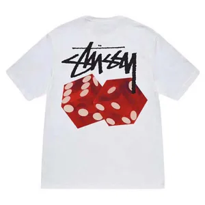 Stussy 23SS Diced Out Tee ステューシー ダイス アウト Tシャツ ホワイト（Stussy 113）
