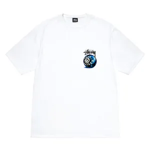 Stussy x Raised 8 Ball Tee ステューシー x レイズ エイトボール Tシャツ ホワイト（Stussy 37）