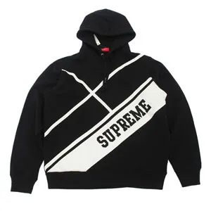 Supreme Diagonal Hoodie シュプリーム ダイアゴナル パーカー ブラック（Supreme 84）