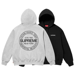 Supreme 24SS Immortal Hooded Sweat Shirt シュプリーム イモータル パーカー ブラックと グレー 2色（Supreme 58）