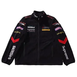 Supreme 21AW Skittles Polartec Jacket Fleece Jacket シュプリーム 21AW スキットルズ ポーラーテック ジャケット フリースジャケット ブラック（Supreme 78）