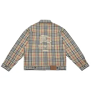 Supreme Burberry Denim Trucker Jacket BB Check シュプリーム バーバリー デニム トラッカージャケット バーバリーチェック（Supreme 83?）