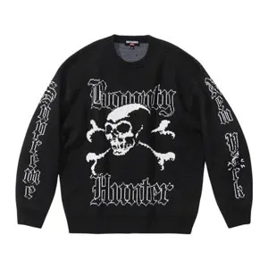 Supreme x Bounty Hunter 23AW Knit Sweater シュプリーム x バウンティハンター 23AW ニットセーター ブラック（Supreme 72）