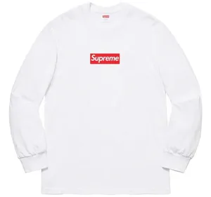 Supreme 20FW Box Logo L/S Tee White シュプリーム 20FW ボックスロゴ ロンT ホワイト（Supreme 377）