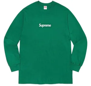 Supreme 20FW Box Logo L/S Tee Green シュプリーム 20FW ボックスロゴ ロンT グリーン（Supreme 374）
