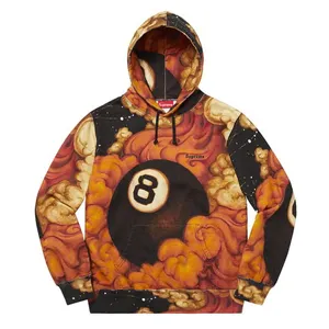 Supreme 19FW Martin Wong 8 Ball Hooded シュプリーム パーカー オレンジ（Supreme 435）