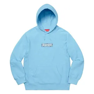 Supreme 19FW Bandana Box Logo Hooded Sweatshirt LightBlue シュプリーム バンダナ ボックスロゴ パーカー ライトブルー（Supreme 414?）