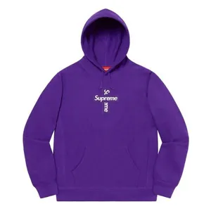 Supreme 20FW Cross Box Logo Hooded Sweatshirt Purple シュプリーム 20FW クロス ボックスロゴ パーカー パープル（Supreme 371）