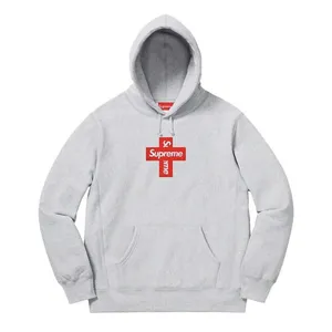 Supreme 20FW Cross Box Logo Hooded Sweatshirt Grey シュプリーム 20FW クロス ボックスロゴ パーカー グレー（Supreme 364）