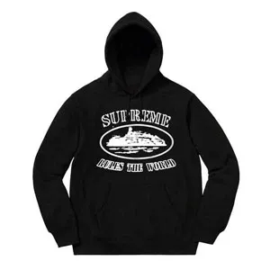 Supreme x Corteiz Rules The World Parker シュプリーム x コーテイズ ルール ザ ワールド パーカー ブラック（Supreme 143）