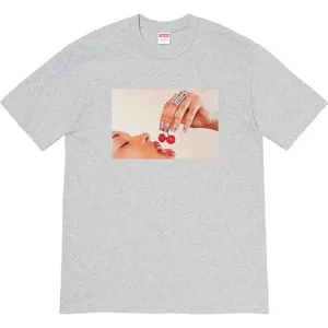 Supreme 20SS Cherries Tee Grey シュプリーム チェリーズ Tシャツ グレー（Supreme 394）
