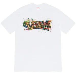 Supreme 20ss Paint Logo Tee White シュプリーム ペイントロゴ Tシャツ ホワイト（Supreme 387）