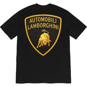 Supreme 20ss Automobili Lamborghini Tee Black シュプリーム ランボルギーニ Tシャツ ブラック（Supreme 382）