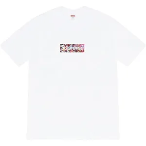 Supreme 20ss Takashi Murakami COVID-19 Relief Box Logo Tee シュプリーム 村上隆 COVID-19 チャリティ Tシャツ ホワイト （Supreme 379）