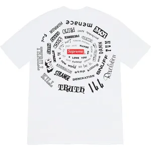 Supreme 21ss Spiral Tee White シュプリーム 21ss スパイラル Tシャツ ホワイト（Supreme 360）