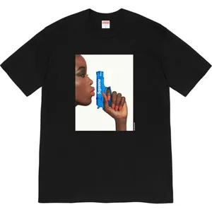 Supreme 21ss Water Pistol Tee Black シュプリーム 21ss ウォレット ピストル Tシャツ ブラック（Supreme 359）