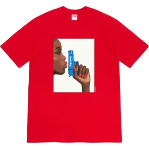 Supreme 21ss Water Pistol Tee Red シュプリーム 21ss ウォレット ピストル Tシャツ レッド（Supreme 356）