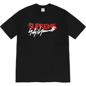 Supreme 20FW Yohji Yamamoto Logo Tee シュプリーム 20Fw 山本 耀司 ロゴ Tシャツ ブラック（Supreme 343）