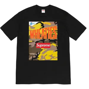 Supreme 21ss Wheaties Tee シュプリーム 21ss ウィーティーズ Tシャツ ブラック（Supreme 331）