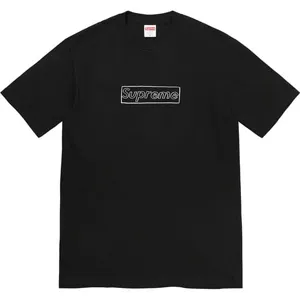 Supreme 21ss Kaws Chalk Logo Tee Black シュプリーム 21ss カウズ ボックスロゴ Tシャツ ブラック（Supreme 320?）