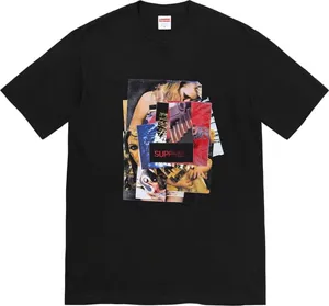 Supreme 21FW Stack Tee Black シュプリーム スタック Tシャツ ブラック（Supreme 302）