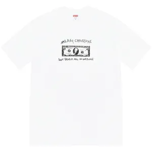 Supreme 21FW Spend It Tee シュプリーム スペンドイット Tシャツ ホワイト（Supreme 288）