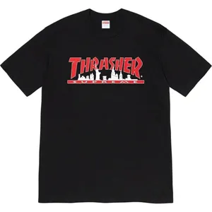 Supreme x Thrasher 21FW Skyline Tee Black シュプリーム x スラッシャー 21FW スカイライン Tシャツ ブラック（Supreme 287）
