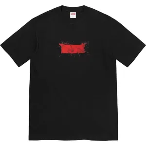 Supreme 22SS Ralph Steadman Box Logo Tee Black シュプリーム ラルフステッドマン ボックスロゴ Tシャツ ブラック（Supreme 272）