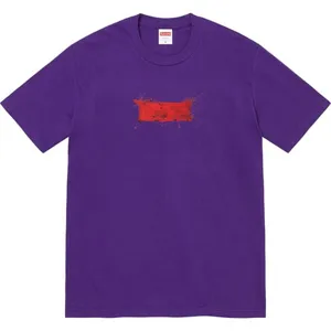 Supreme 22SS Ralph Steadman Box Logo Tee Purple シュプリーム ラルフステッドマン ボックスロゴ Tシャツ パープル（Supreme 271?）