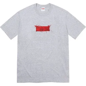 Supreme 22SS Ralph Steadman Box Logo Tee Grey シュプリーム ラルフステッドマン ボックスロゴ Tシャツ グレー（Supreme 270）