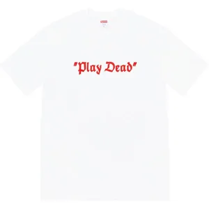 Supreme 22FW Play Dead Tee シュプリーム プレイデッド Tシャツ ホワイト（Supreme 247）