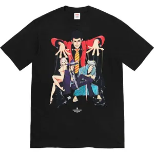 Supreme x Undercover 23SS Lupin Tee Black シュプリーム アンダーカバー ルパン Tシャツ ブラック（Supreme 232）