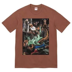 Supreme 23ss T-Rex Tee シュプリーム 23ss ティーレックス Tシャツ ブラウン（Supreme 214）