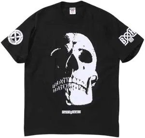 Supreme x Bounty Hunter Skulls Tee シュプリーム x バウンティ ハンター スカル Tシャツ ブラック（Supreme 207）