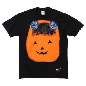 Supreme x Yohji Yamamoto 22FW Pumpkin Print Tee シュプリーム x 山本耀司 22FW パンプキン プリント Tシャツ ブラック（Supreme 165）